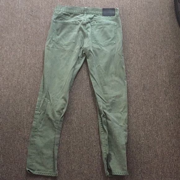 Green denim pants. - Picture 3 of 4